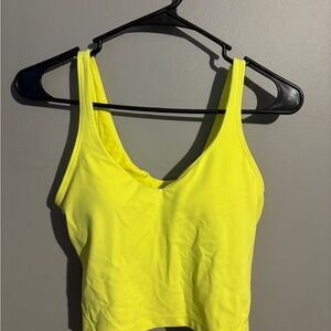 lululemon athletica Yellow Tank Top